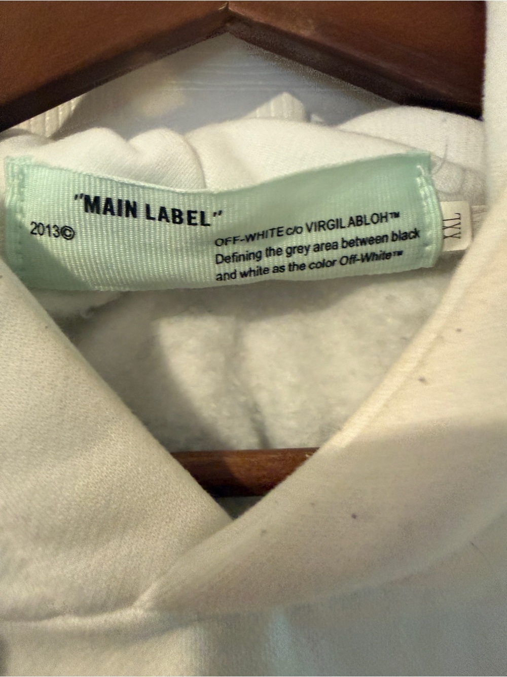 Off-White White Pullover Hoodie